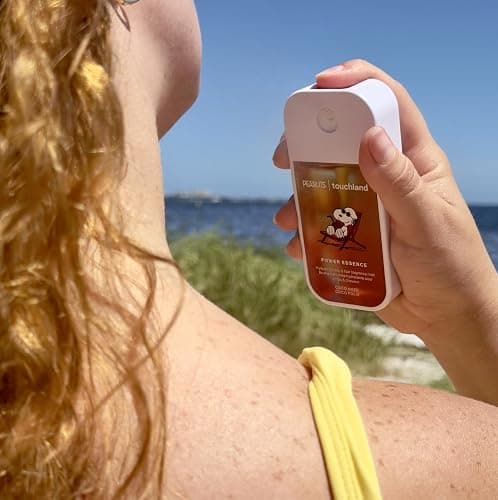Touchland x Peanuts Body & Hair Hydrating Fragrance Mist Travel Size | TSA ready spray. Tropical scent of grapefruit, magnolia, coconut & sandalwood. Hydrates and refreshes skin and hair. thumbnail 6