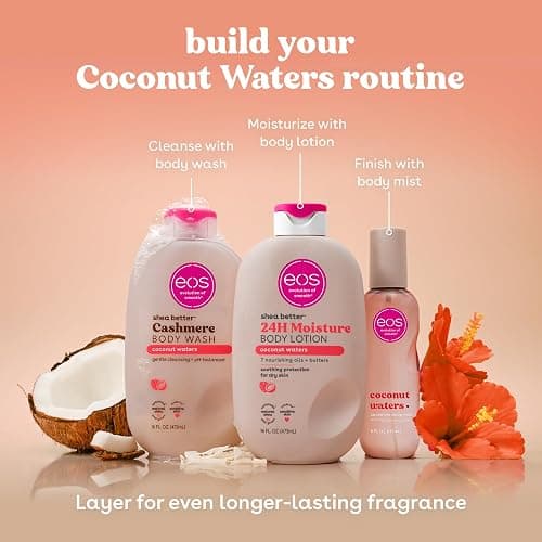 eos Shea Better Body Lotion- Coconut Waters, Natural Shea Butter, 16 fl oz thumbnail 9
