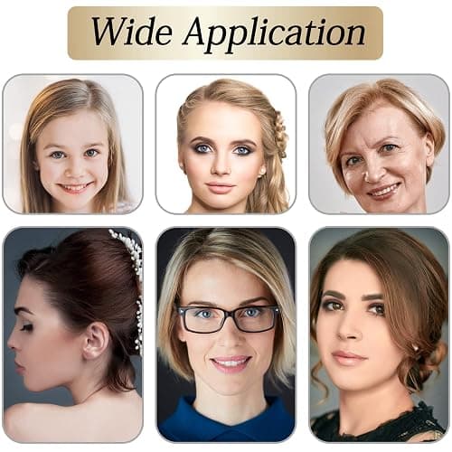 KANPRINCESS 100PCS 2Inches Hair Pins Kit Secure Hold Bobby Pins Clips for Women Girls and Hairdressing Salon With Clear Storage Box(Black) thumbnail 8