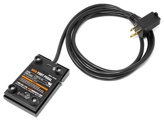 WEN WA0392 120V 15-Amp Momentary Power Foot Pedal Switch for Woodworking thumbnail 2