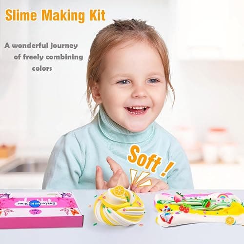 KelvSbem Butter Slime Kit, 68 Pack Mini Slimes for Kids Boys Girls, Colorful Scented Stretchy Non-Sticky Stress Relief Toy, Perfect Halloween Christmas Birthday Gift, Easter Basket Fillers thumbnail 6