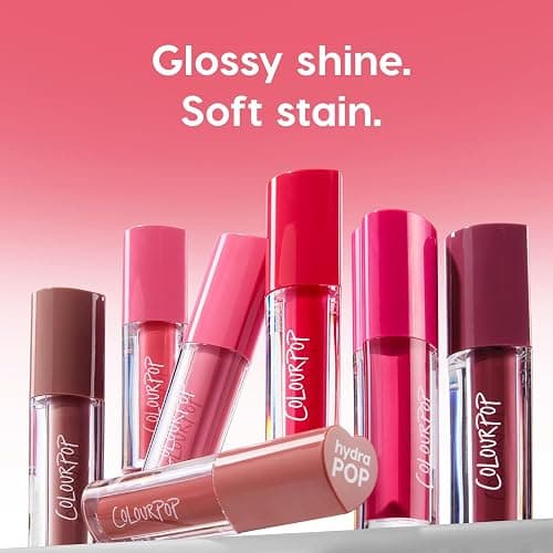 ColourPop HydraPop Glossy Lip Stain - 2-in-1 Hydrating Gloss-to-Tint Lip Color - Infused with Antioxidant-Rich Guava, Lychee & Squalane - A Little Dramatic (0.11 Fl Oz) thumbnail 8