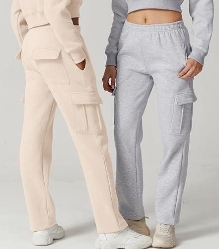 QINSEN Baggy Elastic Waist Sweatpants Casual thumbnail 6