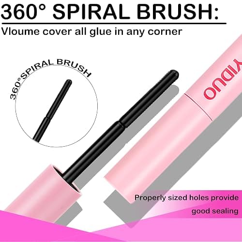 YlDUO Lashes Clusters Kit 7 style Mix Clusters Eyelashes Extensions 835Pcs C-Curl Volume Lashes Clusters Kit 9-18mm Wispy DIY Individual Fake Eyelash Extensions Kit DIY at Home Easily thumbnail 8