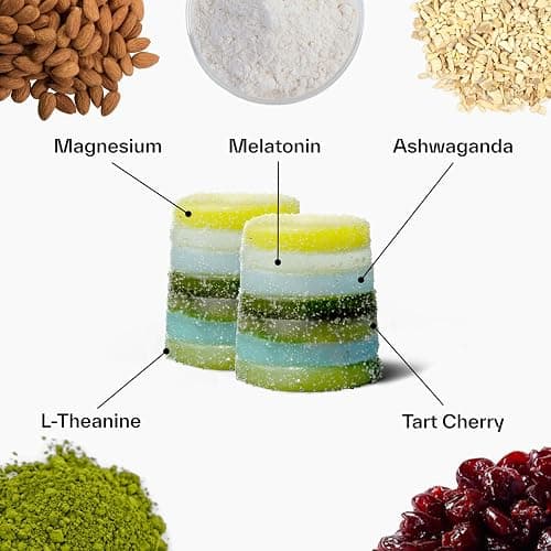Elo Non-Groggy Sleep Gummies for Restful Recovery | with Magnesium, L-Theanine & Low-Dose Melatonin | Fall Asleep Faster, Wake Refreshed | Sugar-Free, Vegan | 28 Servings thumbnail 4