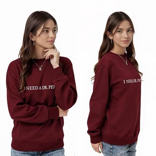 Semisun I Need A Dr Pepp Sweatshirt Women Funny Sayings Graphic Shirts Cola Drinking Enthusiasts Long Sleeve Fall Top thumbnail 4