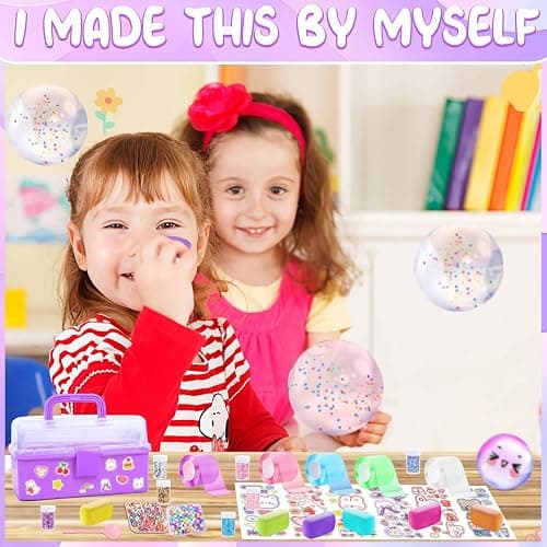 ZiZa Nano Tape Bubble Squishy Maker Kit for Kids,Nano Tape Bubbles, Art Crafts Toys Girl Girls Birthday Gifts, Arts and Crafts for Kids, Toys for 4 5 6 7 8 9 10 Year Old Girl Girls Birthday Gifts thumbnail 6