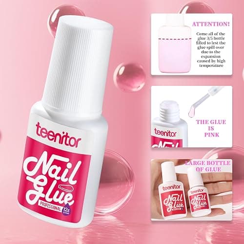 Clear Coffin Nail Tips, Teenitor Long Coffin Nails Full Cover, 600pcs Clear Fake Nails Ballerina False Nails Press On Nails, Glue On Nails, Acrylic Nail Clipper, Nail Stand for DIY Fake Nails thumbnail 3