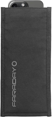 Faraday Defense Faraday Bag Jacket Pro for Phones | Magnetic Closure, Shielding - Law Enforcement & Military, Travel & Data Security, Privacy, Anti-Tracking Anti-Hacking Black (Phone Vertical) - Image 1