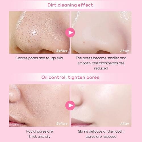 Skin Care Set Sakura Women Beauty Gift Sets Korean Skin Care Kit- Cleanser,Serum,Face Cream,Toner,Eye Cream,Mud Mask-Skin Care Routine Kit (One Size, Cherry Blossom-StyleB-Luxury Moisturizing) thumbnail 5