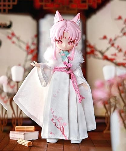 CALEMBOU BJD Blind Box, Cute Nagi Tread The Wind Chant Series Ball Jointed Doll Blind Box, 8 Inches Dress up Doll with Joints, Collectable Action Figure for Birthday Gifts thumbnail 3