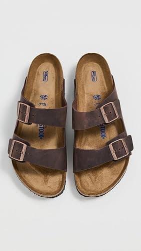 Birkenstock Unisex Arizona Soft Footbed Sandal, Habana Oiled Leather, 42 M EU/11-11.5 B(M) US Women/9-9.5 B(M) US Men thumbnail 3