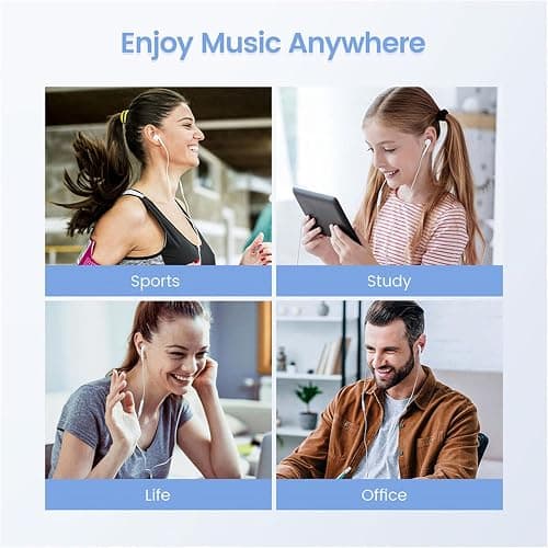 for iPhone Headphones Wired Earbuds Earphones to 2 pack Built-in Microphone & Volume Control Nosie Reduction Headsets Compatible with iPhone 14/13/12/11/X/8/7/SE/Pro/Max/Plus, Support All iOS Syste thumbnail 8