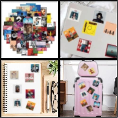 125 Pcs Album Covers Wall Collage Kit Aesthetic Pictures 4x6 inch Album Cover Posters Style Photo Collection Collage Dorm Decor Retro Room Decor for Girls Dorm Music Trendy Wall Art Cute Bedroom for Teen Girls 70 Print Posters+ 55 Music Stickers… thumbnail 6