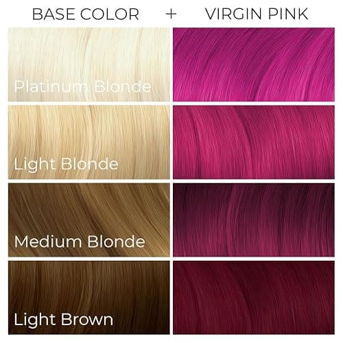 ARCTIC FOX Vegan and Cruelty-Free Semi-Permanent Hair Color Dye (4 Fl Oz, VIRGIN PINK) thumbnail 6