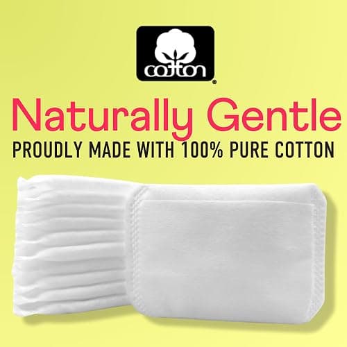 Swisspers Premium Cotton Pillows - 100% Natural, Ultra-Soft Beauty Essentials for Face, Eyes & More - Cruelty-Free, Vegan Skincare Pads for Women, Men & Pets (100 Count) 4 Pack thumbnail 5