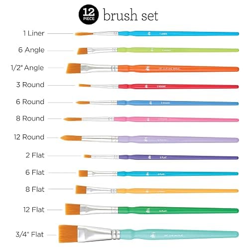 Apple Barrel Acrylic Craft Paint Kit, Matte Finish, 36 pc, Assorted thumbnail 4