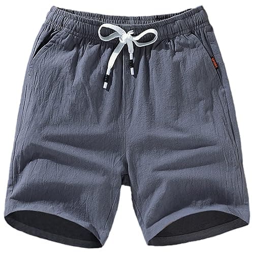 amropi Homme Lot de 3 Short Cargo à Taille Élastique Shorts Sport Pantalon Court avec Poche thumbnail 4