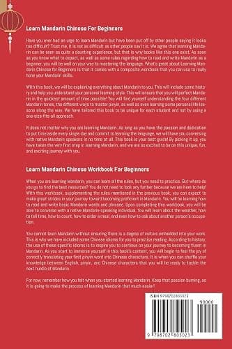 Learn Mandarin Chinese Workbook for Beginners: 2 books in 1: A Step-by-Step Textbook to Practice the Chinese Characters Quickly and Easily While ... for Learn Mandarin Chinese for Beginners) thumbnail 2
