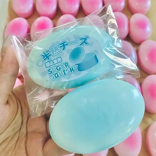 Slow Rising Squishy Toys, 4Pcs Sticky Bread Squishies Fidget Toys for | Super Soft Slow Rising Squishies, Vibrant Bread Shape Squeeze Toy for Anxiety Relief, ADHD, Party Favors thumbnail 7