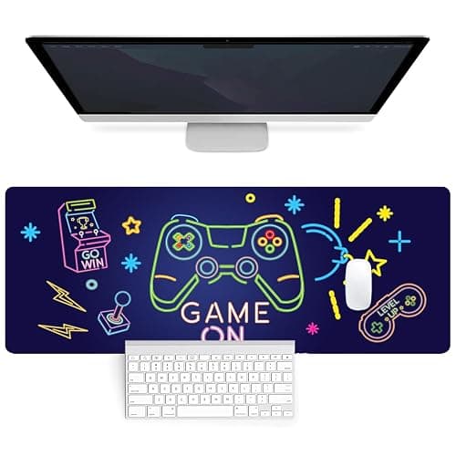Mouse Pad - Gaming Mouse Pad for Keyboard 80X30cm Computer Mouse Mat Desk Pad with Soft Smooth Surface and Anti-Slip Rubber Base Gaming Mats for Desk Gamer Office Home - Image 1
