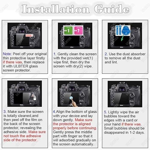 ULBTER G7 X Mark III Screen Protector for Canon G7X Mark III Camera [3Pack], 9H Hardness G7XIII Tempered Glass Cover Anti-Scrach Anti-Bubble Anti-Dust thumbnail 7