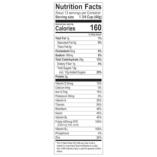 Post Honeycomb Cereal, Honey Flavored Sweetened Corn and Oat Cereal, 19 OZ Box (Pack of 2) thumbnail 2