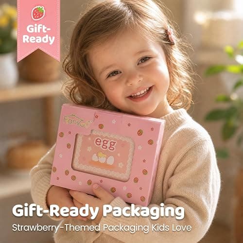 HANSGO 6PCS Play Food Sets for Kids Kitchen,Play Kitchen Accessories Wooden Egg Toy Food Grocery Store Pretend for Toddler Cooking DIY thumbnail 7