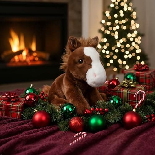 The Petting Zoo Floppy Horse Stuffed Animal Plushie, Gifts for Kids, Wild Onez Wildlife Animals, Horse Plush Toy 8 inches thumbnail 2