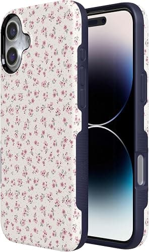 Casely iPhone 16 Case | Cottage Charm | Cottagecore Case Floral | Bold Protective Design | Compatible with MagSafe thumbnail 2