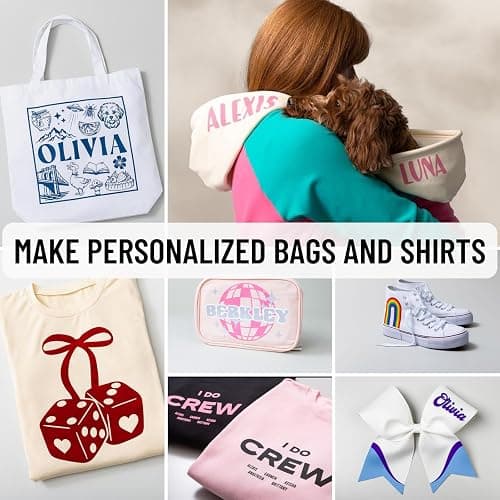 Cricut Joy Xtra Cutting Machine T-Shirt Making Bundle with Mini EasyPress Heat Press - Includes Smart Iron-On Materials, Tools & Heat Transfer Vinyl Design Guides thumbnail 5