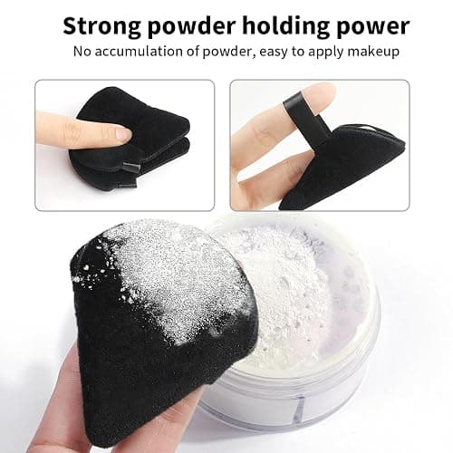 Pinselset Makeup MAANGE 54-teiliges Make up Pinsel Set, hochwertige synthetische Make-up-Pinsel, multifunktionales Schminkpinsel Set für Frauen und Mädchen (Schwarz, 54-teilig) thumbnail 6