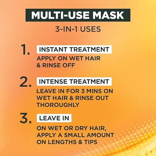 Garnier Ultimate Blends Banana Hair Food Multi-Use Mask, For Dry Hair, Boosted with Vitamins C, E, F, 400ml, 97% Natural Origin Ingredients, No Silicone for a natural feel, Vegan Formula thumbnail 5