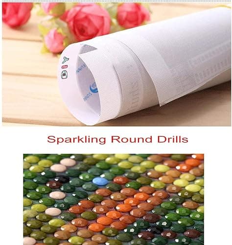 6 Pack Diamond Painting Kits for Adults, 5D DIY Diamond Art Kits for Beginners, Colorful Marine Animals Diamond Dots Kits Gem Arts Crafts for Living Room Bedroom Offices Home Wall Decor 12X16 Inch thumbnail 6