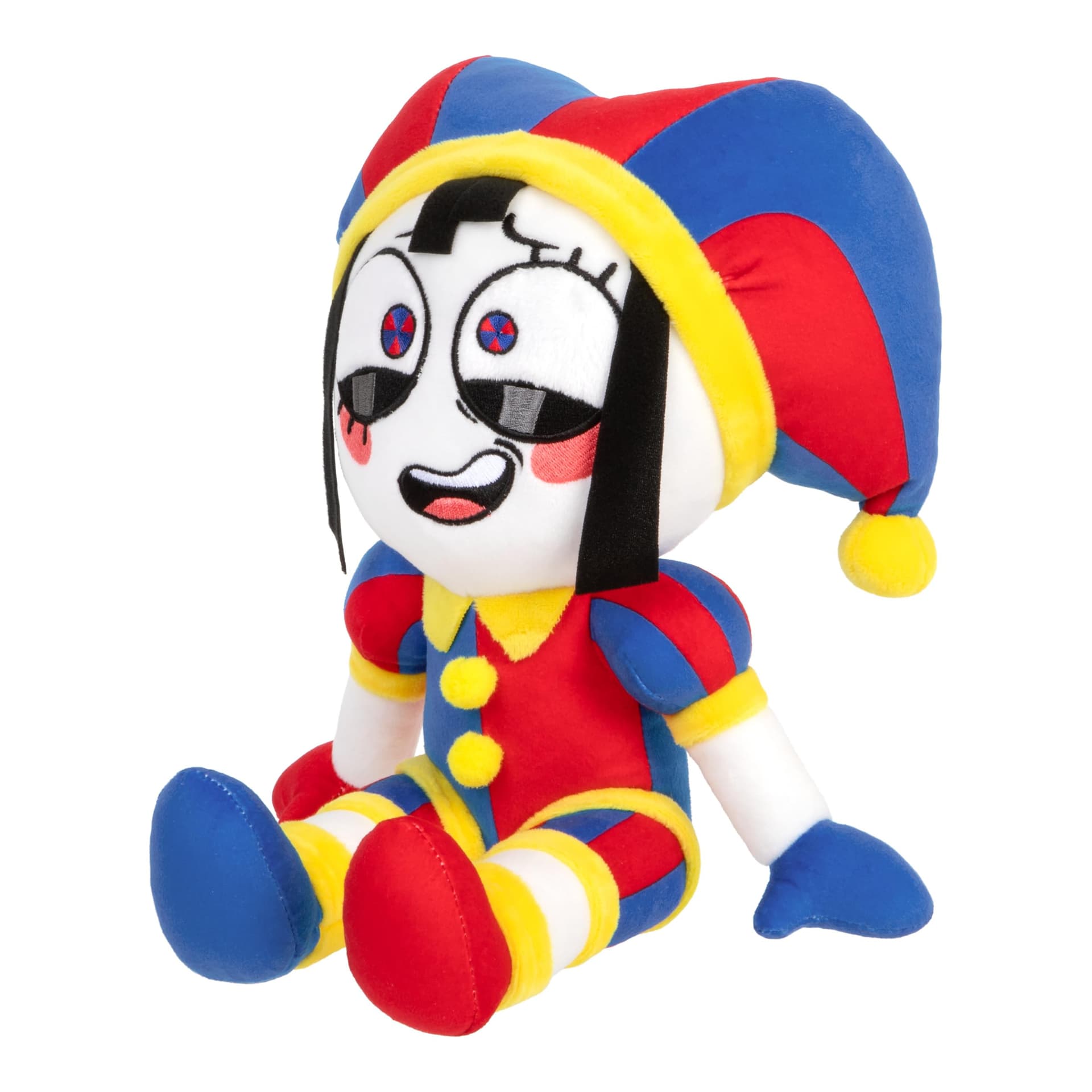 Amazing Digital Circus Large Plush Pomni Figure, 30 CM Figure Made with Premium Materials & Embroidery, Also Available is The Large Size Plush Caine, Collect Them Both thumbnail 6