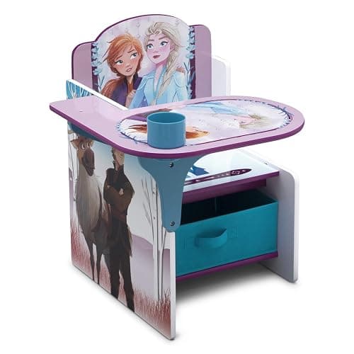 Delta Children Chair Desk with Storage Bin, Disney Frozen II thumbnail 9