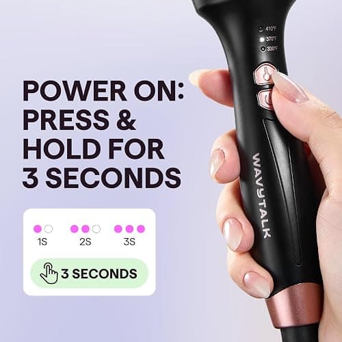 Wavytalk Updated Version Thermal Brush for Blowout Look, Blowout Express 1.5 Inch Ionic Thermal Round Brush Makes Hair Smoother Get Natural Curls, Dual Voltage, Easy to Use thumbnail 8