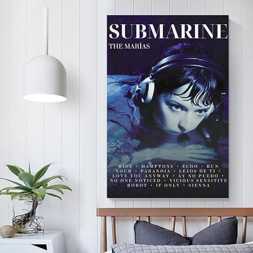 The Marias Submarine 1 Canvas Poster Bedroom Decoration Landscape Office Valentine's Birthday Gift Unframe-style08x12inch(20x30cm) thumbnail 5