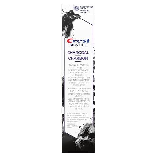 Crest 3D White Charcoal Toothpaste, Whitening Therapy Deep Clean 110mL, Packaging may vary thumbnail 14