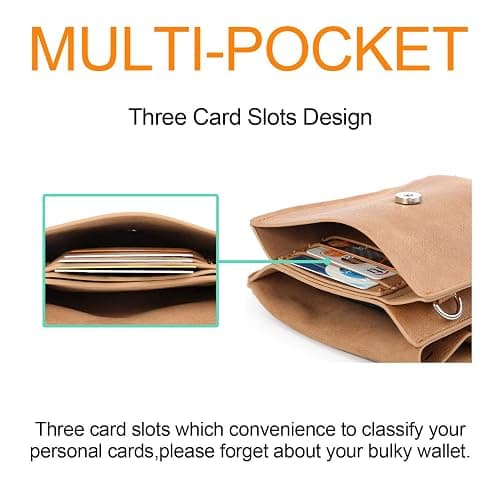 seOSTO Womens Small Crossbody Bag For Woman, Tassel Wallet Purse，Gifts For Teenage Girls thumbnail 5
