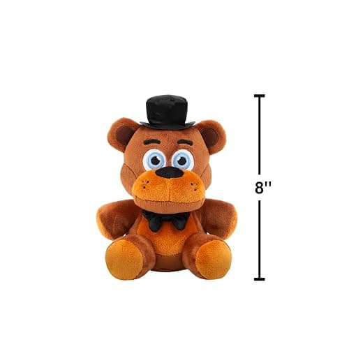 Jazwares Five Nights at Freddy’s Classic Freddy Plush - 8-Inch Stuffie with Soft Material and Glow-in-The-Dark Eyes thumbnail 2