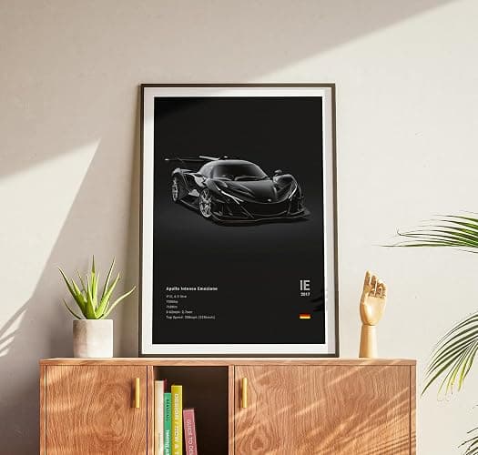 dazongweihan 9pcs Super Car Posters for Boys Room, Racing Car Wall Art for Men Guys, Sports Car Wall Decor, Race Cars Pictures Wall Decor for Bedroom Dorm Man Cave (Unframe,8x12inch) (U1) thumbnail 4