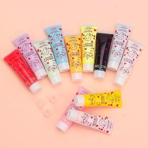 BEIJITA Whipped Cream Glue Kit - Decoden Cream Set with 10 Colors (15ml Each), Perfect for Crafting and Decorating,Ideal for DIY Crafts and Decorations thumbnail 4