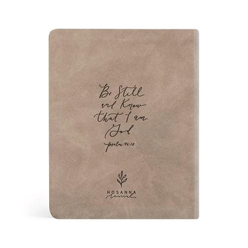 Hosanna Revival NLT Bible for Women — Journaling & Study Bible with Wide Margins, Taupe Leather-like Cover, Floral Design, New Living Translation Notetaking Bible: Marlo Theme thumbnail 2