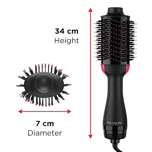 Revlon Salon One-Step Hair Dryer & Volumiser with Sectioning Comb Included (for mid to Long Hair, One-Step Technology, 2-in-1 Styling Tool, Ionic & Ceramic Technology) RVDR5222UKAMZ thumbnail 9