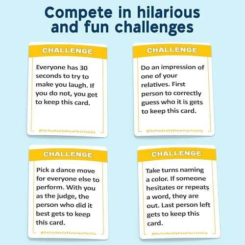 Do You Really Know Your Family? A Fun Family Game Filled with Conversation Starters and Challenges - Great for Kids, Teens and Adults thumbnail 4