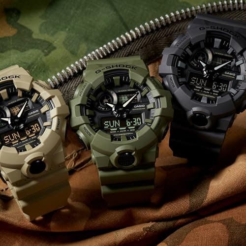 Casio Men's 700UC Series G-Shock Quartz 200M WR Shock Resistant Resin Strap and Case thumbnail 3