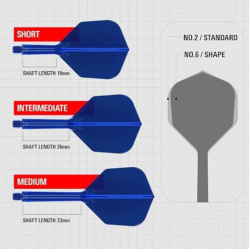 Target Darts K Flex Integrated Dart Flight and Shaft, No.6 | 3-Pack K-Flex - No. 6, Kflex Precision-Molded 2-in-1 Dart Flights and Dart Shaft | Professional Dart Accessories thumbnail 3