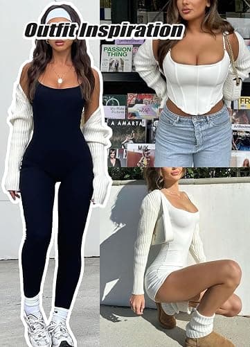 Navneet Women Knit Bolero Shoulder Shrug Sweater Long Sleeve Open Cropped Cardigan thumbnail 6