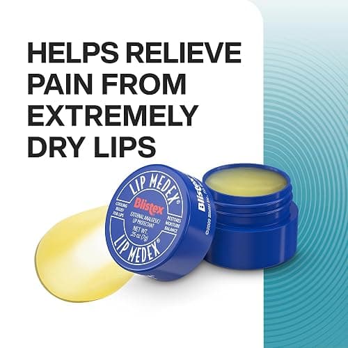 Blistex Lip Medex, 0.25 Ounce, Medicated Relief with Immediate Cooling, Soothes and Protects, Advanced Hydration, Restores Healthy Moisture Balance to Lips, 12 Pack thumbnail 2